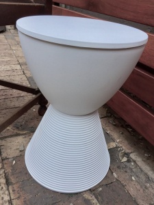 White Drum Stools - R200 each